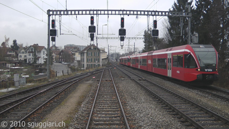 Vista dalla cabina - BLS RABe 526